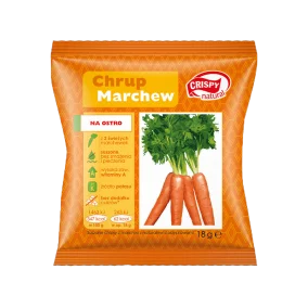 CHIPSY Chrup marchew na ostro, plasterki 18g