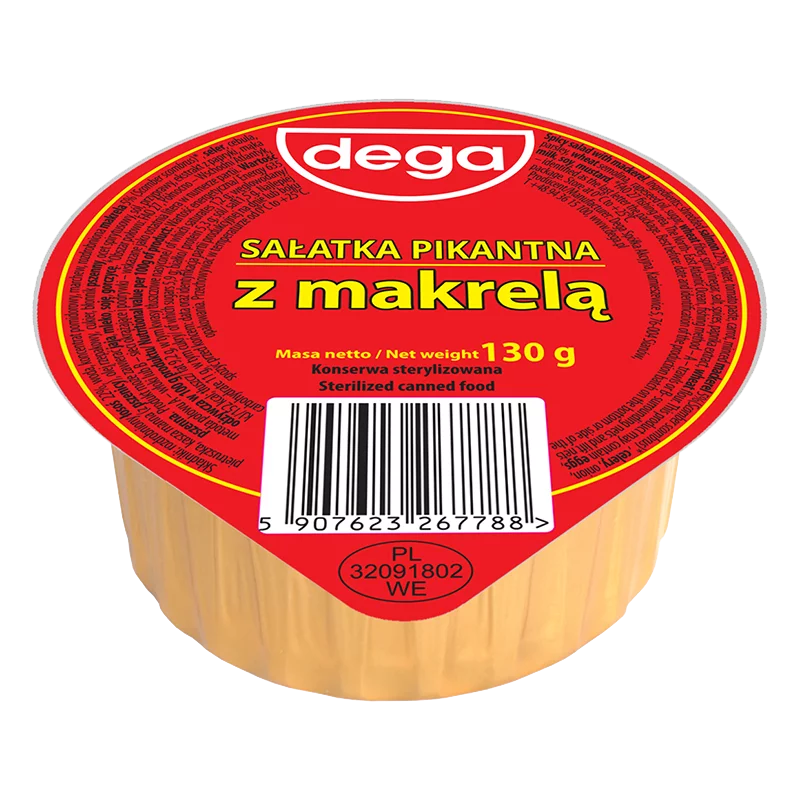 Sałatka z makrelą firmy Dega
